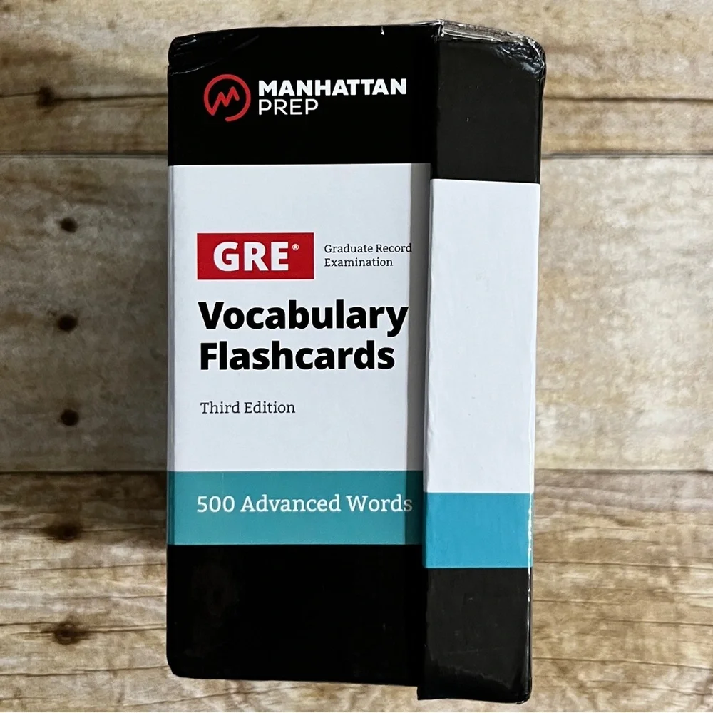 Manhattan Prep GRE Vocabulary Flashcards 3rd Ed 500 Essential & 500 AdvancedWord
